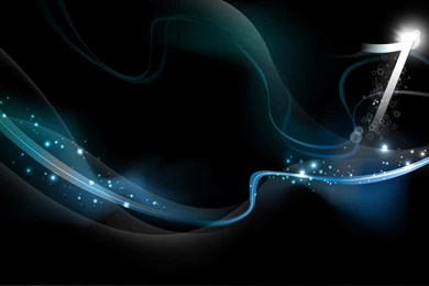 Black Color Windows 7 Wallpapers