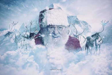 Santa Claus And His Reindeer Wallpapers :: HD Wallpapers