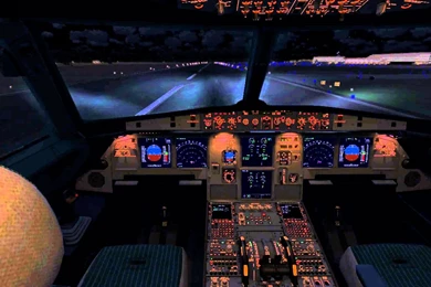 Aerosoft Airbus X Extended A320 USAIR Cockpit Landing   HD   YouTube