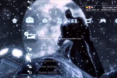 PS3 Dynamic Theme: Batman Arkham Origins   YouTube