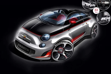 2013 Fiat 500c Abarth US Version   Design Sketch