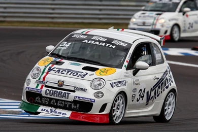 2008 Abarth 500 Assetto Corse Race Racing E Wallpapers
