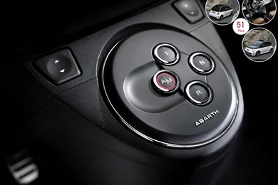 Fiat 500c Abarth (2011)   Interior, Close up