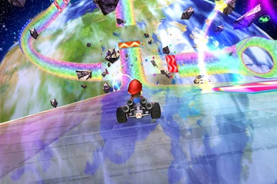 Screenshots Mario Kart Rainbow Road Wallpapers