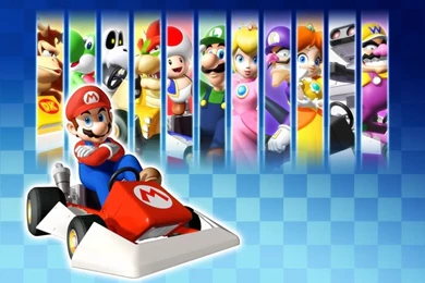 Mario Kart Logo   Wallpaper.