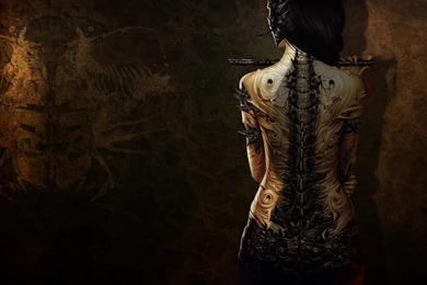 3D Girl With Tattoo Wallpapers