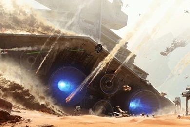 Fallen Imperial Star Destroyer[3840x2160] : Wallpapers