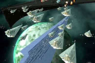 Star Wars Star Destroyers Outer Space Super Star Destroyer Video ...