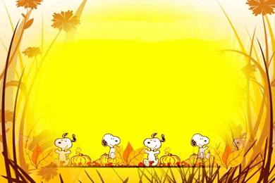 Gallery For   Snoopy Thanksgiving Wallpapers