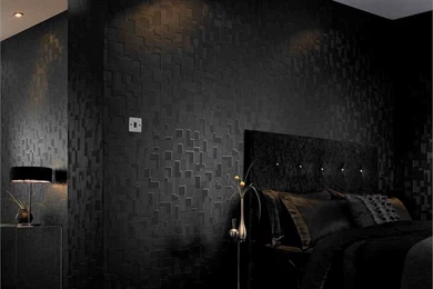 Superfresco Easy Checker Black 52cm X 10m Wallpapers
