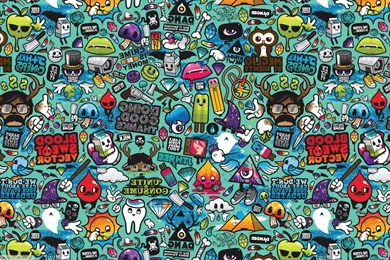 Abstract, Pop Art, Anime, Jared Nickerson, Artwork Wallpapers HD