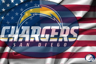 San Diego Chargers Logo USA Flag Wavy Canvas 1600X1200 DESKTOP NFL ...