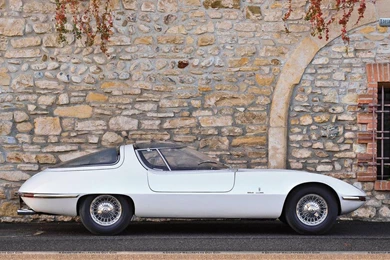 1963 Chevrolet Testudo White Color Side View Wallpapers