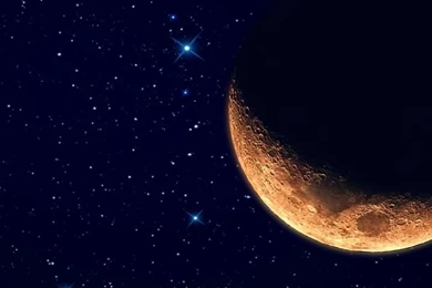 720x1280 Red Moon Starry Sky Galaxy S3 Wallpapers