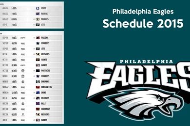 Philadelphia Eagles Schedule 2015 Wallpapers – Free Full Hd ...
