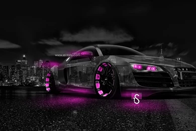 Gallery For   Audi R8 Pink Wallpapers