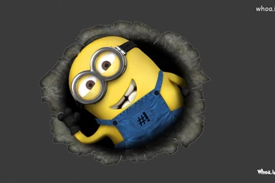 Despicable Me Minions with Dark Background HD Wallpaper.png