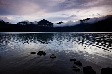 Rinjani Crater Lake 1440x900 Wallpapers,Gunung Rinjani 1440x900 ...