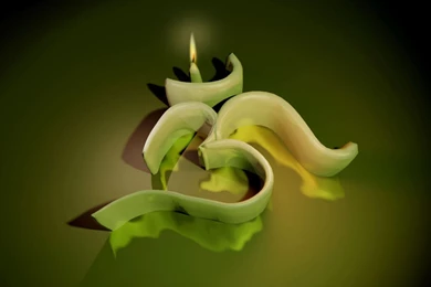 3D Liquid Paraffin Hindu OM Wallpapers