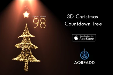 3D Christmas Countdown Tree For iPhone 6, iPhone 6 Plus, iPhone 5s ...