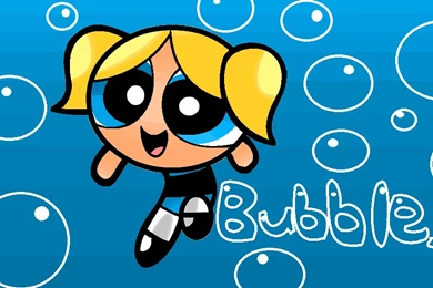 Powerpuff Girls Bubbles   Wallpaper.