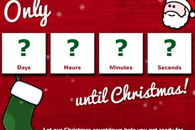 Christmas 2015 Countdown Clock