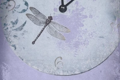 Vintage Look Lavender Dragonfly Backgrounds