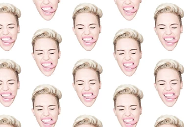 Miley Cyrus Tongue Heads Ask.fm Backgrounds   Iconic Wallpapers