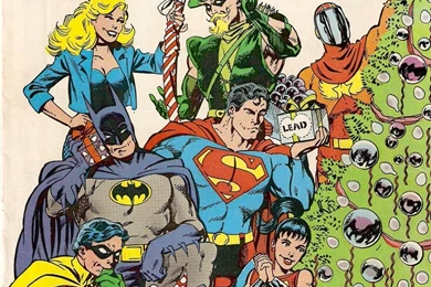 My Free Wallpapers   Comics Wallpapers : Classic DC Comics   Christmas