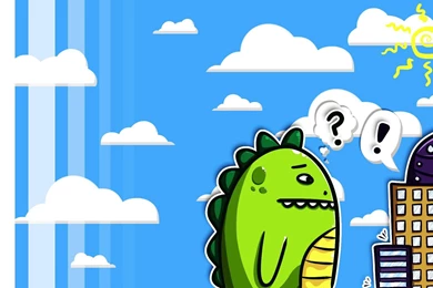 CUTE MONSTER WALLPAPER   (