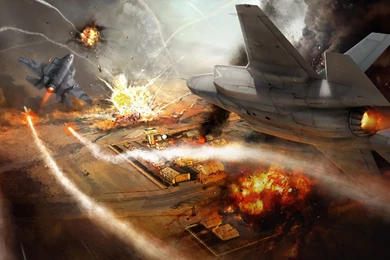 Explosions, Dogfight, Battles, F 35 Lightning II, Air, HAWX 2 ...