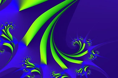 Blue Green 2 Wallpapers   Fractal Art Gallery