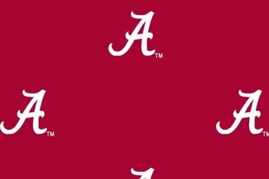 Alabama Crimson Tide Logo Cotton Print Foust Textiles Inc
