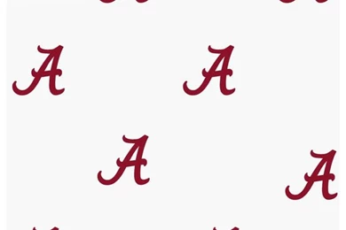 NCAA Alabama Crimson Tide College Logo Double Wallpapers Roll ...