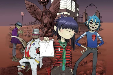 Wallpapers Gorillaz Llevate Alguno! Taringa!