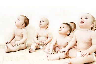 Cute Babies Sitting Wallpapers