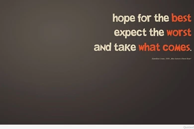 Quote Wallpapers Hope
