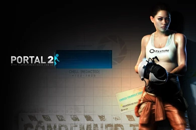 Portal 2 Wallpapers Portal Gun Girl   1528208