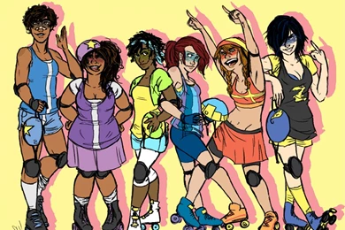 ROLLER DERBY By Outonalark On DeviantArt