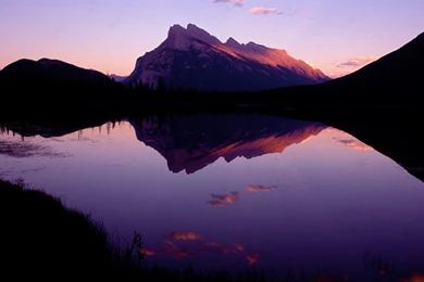 Nature: Mount Rundle Banff National Park Canadian Rockies, Picture ...