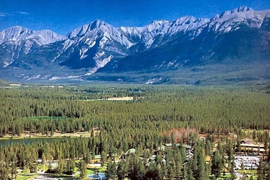 Canadian Rockies At Habasca River Valley   Nature Wallpapers Image ...