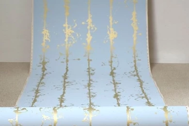 True Blue Wallpapers   Light Blue/Gold.