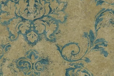 Andalucia Wallpapers In Blue And Gold By Ronald Redding For York ...