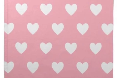 Pretty Pink Polka Heart Wallpapers Design Cloth Napkin