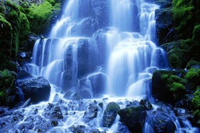 Free Wallpapers   Free Nature Wallpapers   Waterfall And Stream 2 ...
