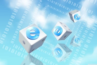 Dice Internet Explorer Blue HD Desktop Wallpapers : Widescreen ...