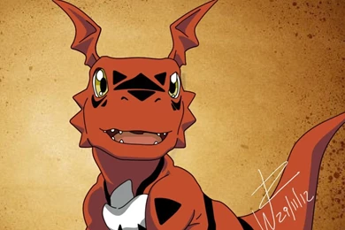 Guilmon And Black Guilmon Smile By DragonRanshiin On DeviantArt