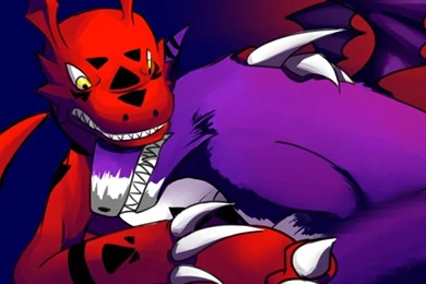 Guilmon Vs Dorumon By Bloodclancat On DeviantArt