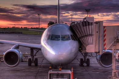 Download Wallpapers 1920x1080 Aircraft, Aviation, Sky, Sunset Full ...