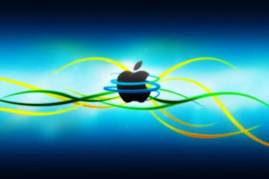 Apple Logo Lines iPad Wallpapers Download